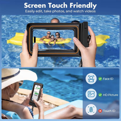 Sponge Floating Mobile Phone Bag Large Medium Small Waterproof Proof Phone Pouch Swimming Drifting Mobile Phone Bag - Image 4
