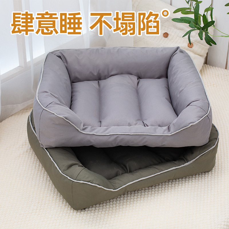 All-weather Oxford fabric waterproof dog and cat kennel with thick padding. Resistant to moisture, does not absorb hair, easy to clean - Image 4