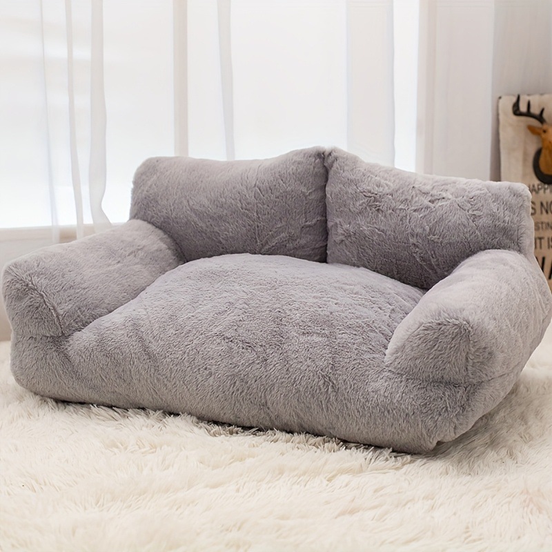 Cross-border new four-season universal warm large-sized pet bed, thick sofa cat bed and dog bed, wear-resistant dog mat and cat bed - Image 2