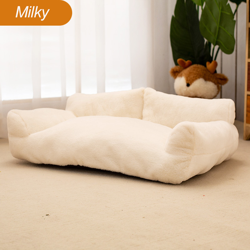 Cross-border new four-season universal warm large-sized pet bed, thick sofa cat bed and dog bed, wear-resistant dog mat and cat bed - Image 5